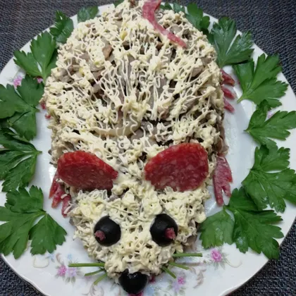 Крыса-украшаем салат