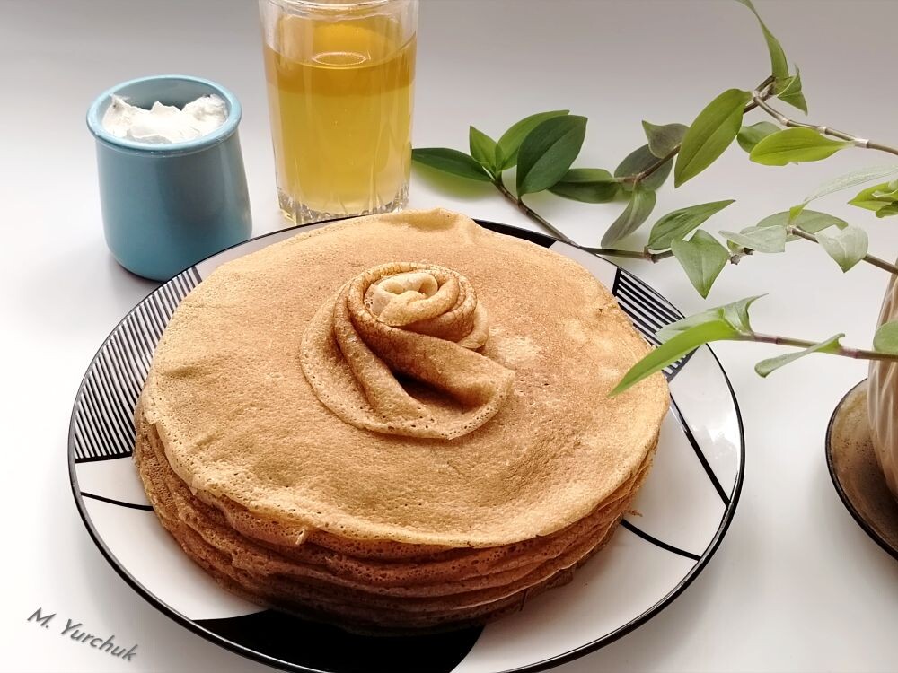 Тонкие блинчики на кефире
