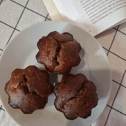 Овсяно-банановые кексы с кэробом 🍌🧁