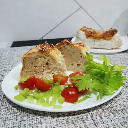 Куриный пирог в лаваше 'Улитка'