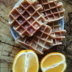 Детские апельсиновые вафли 🍊