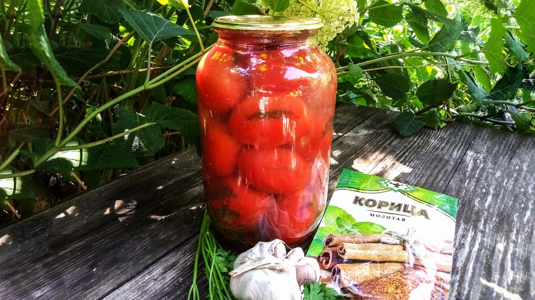 Помидоры маринованные с корицей на зиму
