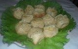 Жареные манты с картофелем и рубленым мясом