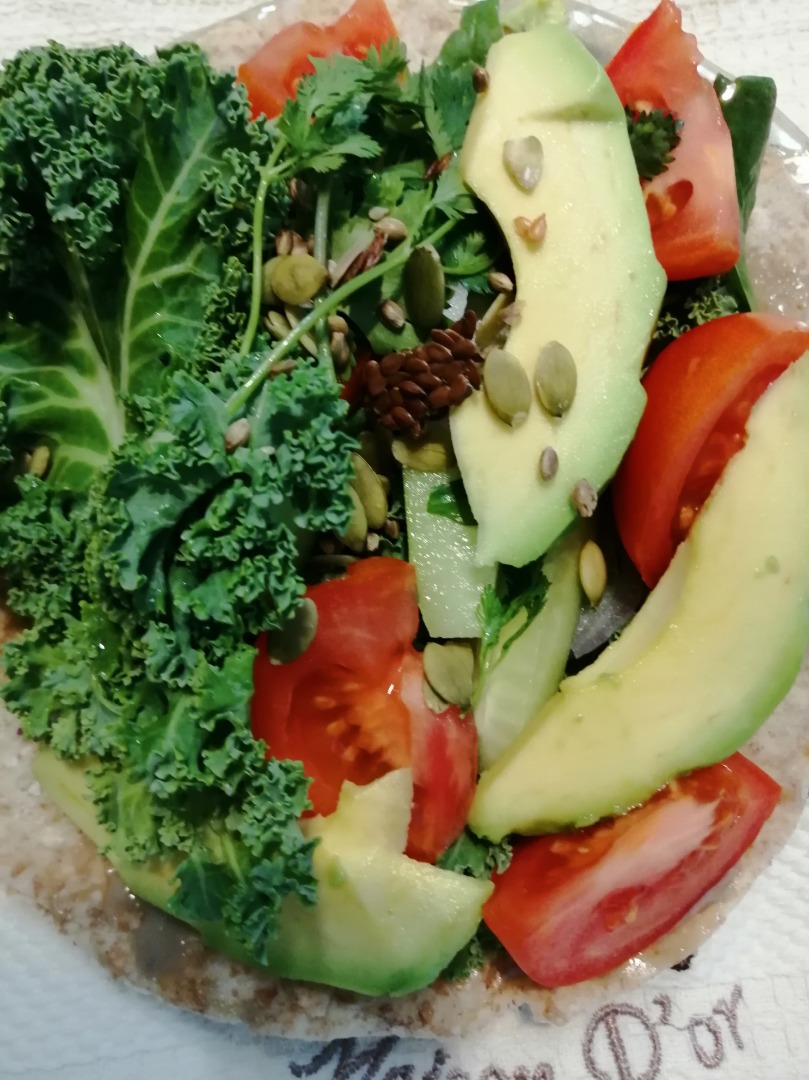 Веганский салат-ролл