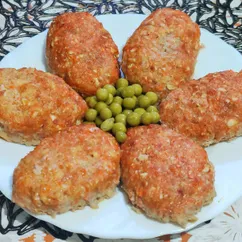 Котлеты с мясом и овощами