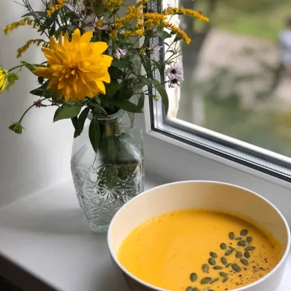 Сливочный крем-суп из тыквы