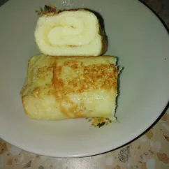 Омлет рулетом