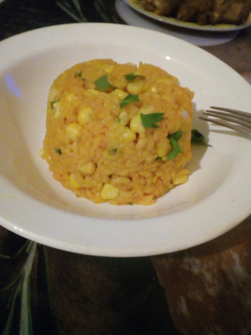 Рис с кукурузой🌽🌽🌽