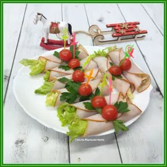 Закуска из ветчины