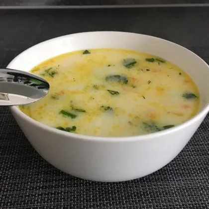 Суп с плавленый сыром