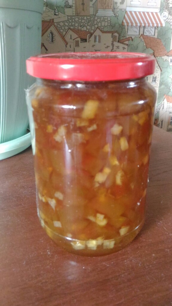 Варенье из арбузных корочек с лимоном и апельсином
