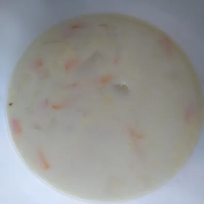 Молочно- овощной суп