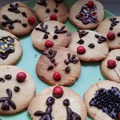 Печенье новогоднее олень Рудольф🦌🍪