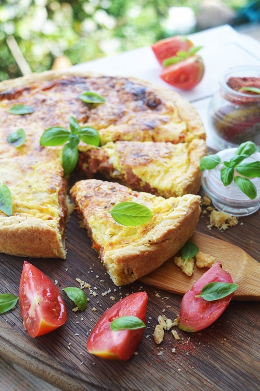 Киш с беконом