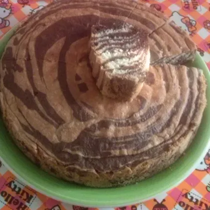 Нежнейший пирог 'Зебра'