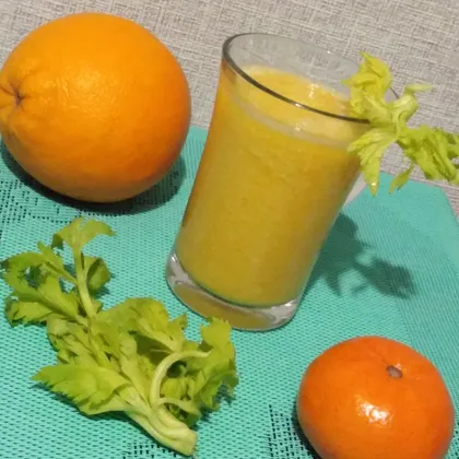 Апельсиново-мандариновый смузи с сельдереем