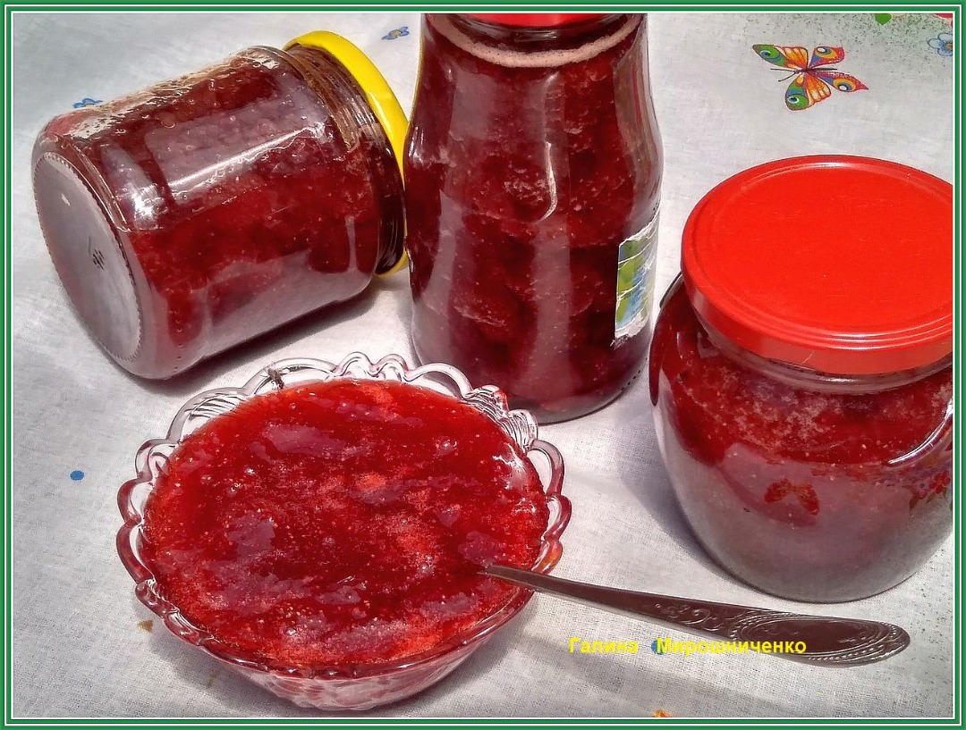 Варенье из клубники на сковороде