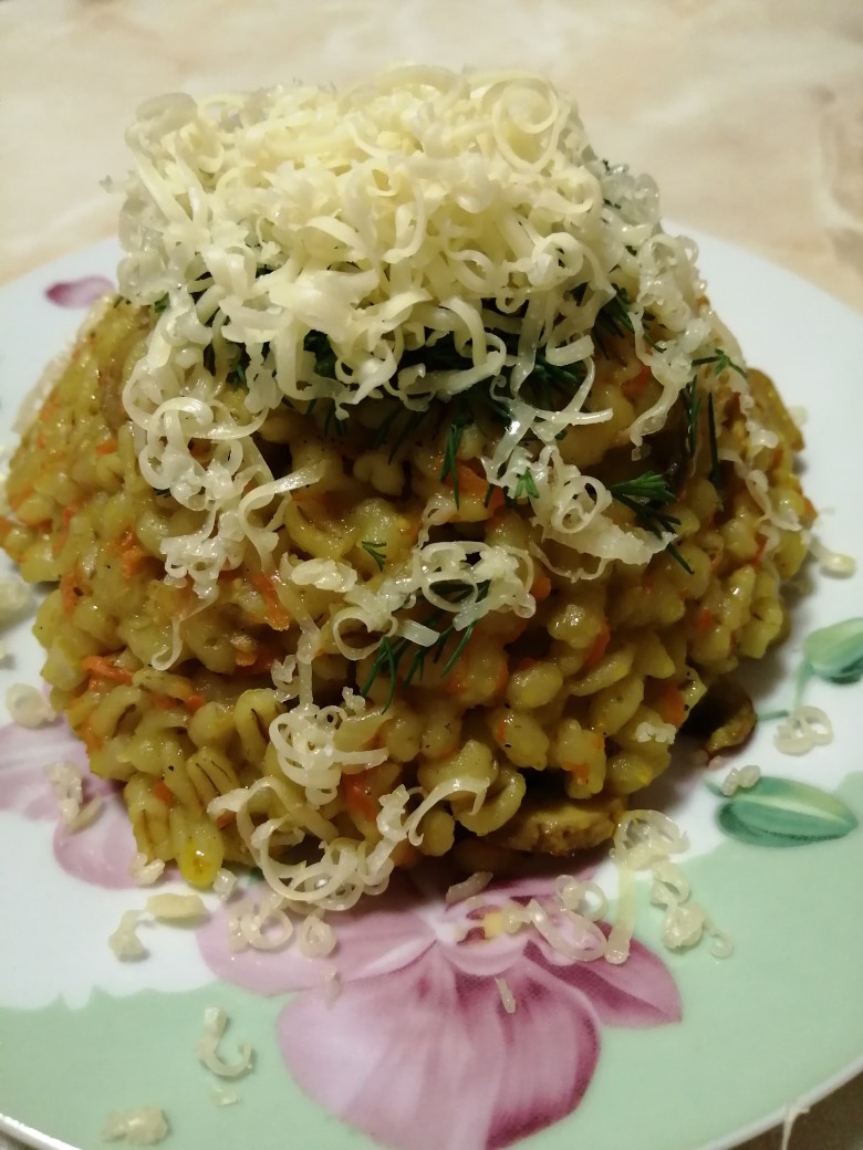 Перлотто с грибами