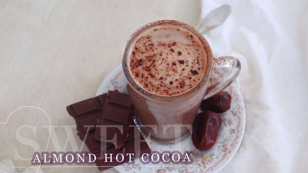Постное миндальное какао без сахара| Almond Hot Cocoa