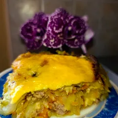 Лазанья из молодой капусты