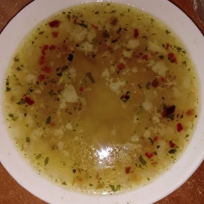 Суп - лапша домашняя