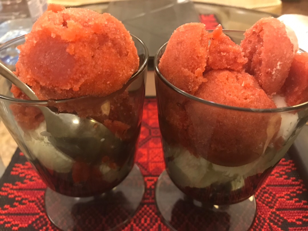 Сорбет с клубникой 🍓🍌