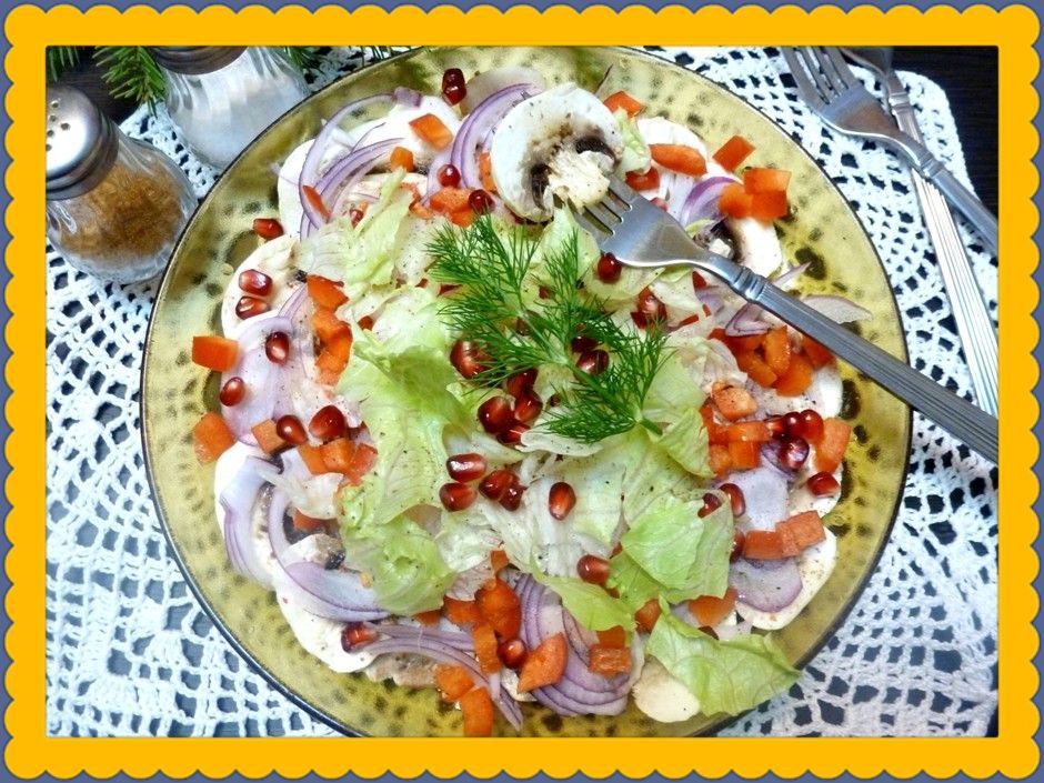 Карпаччо из шампиньонов - шикарная закуска