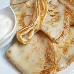 Блинчики на кефире тонкие🥞