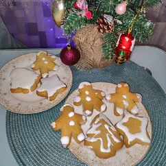 Имбирное песочное печенье 😍🎄