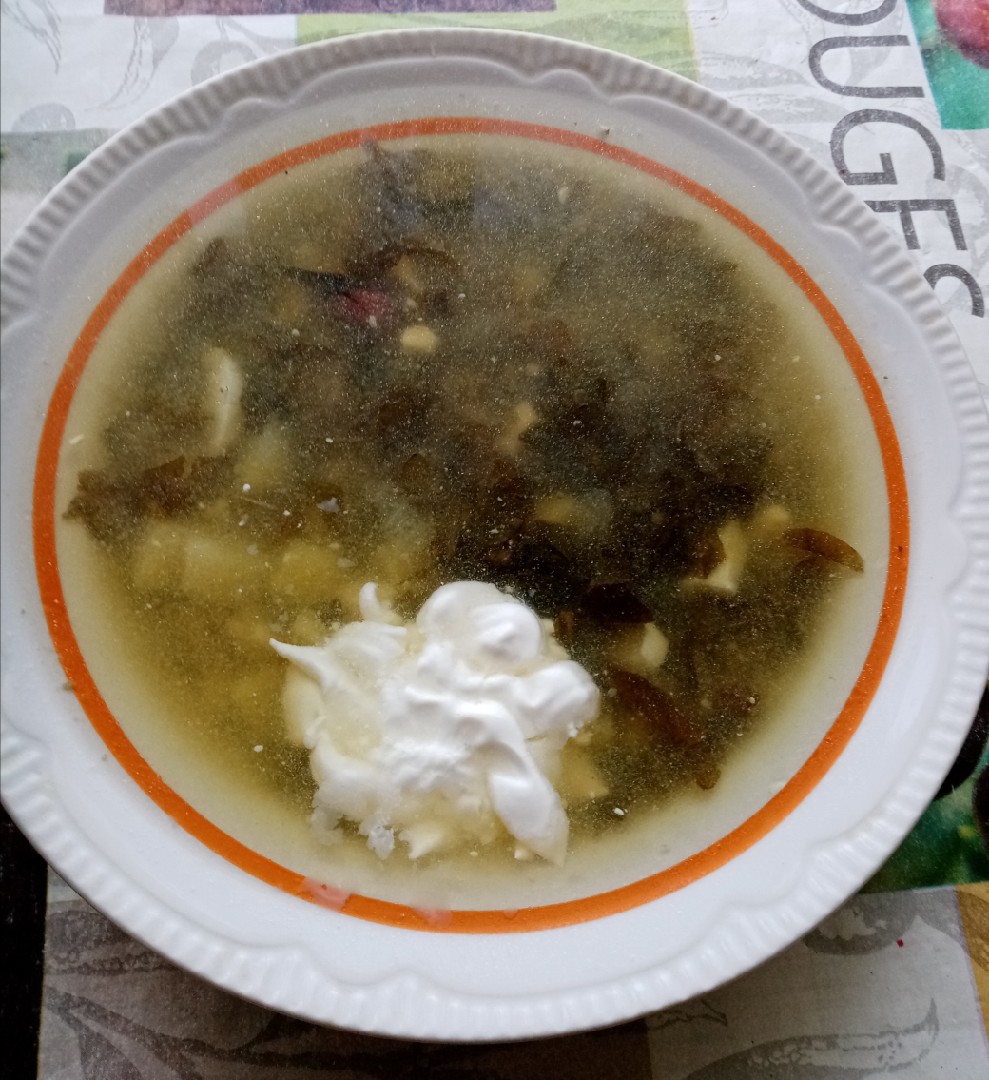 Суп из щавеля - калорийность, состав, описание - paraskevat.ru
