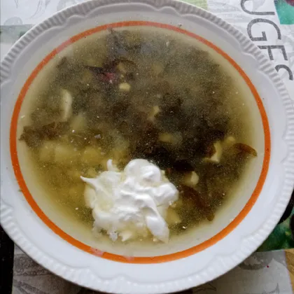 Суп из щавеля