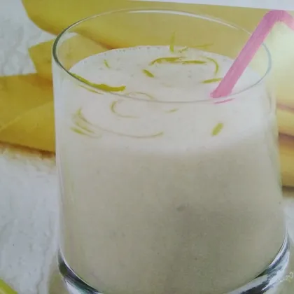 Молочный коктейль с бананом.🍹