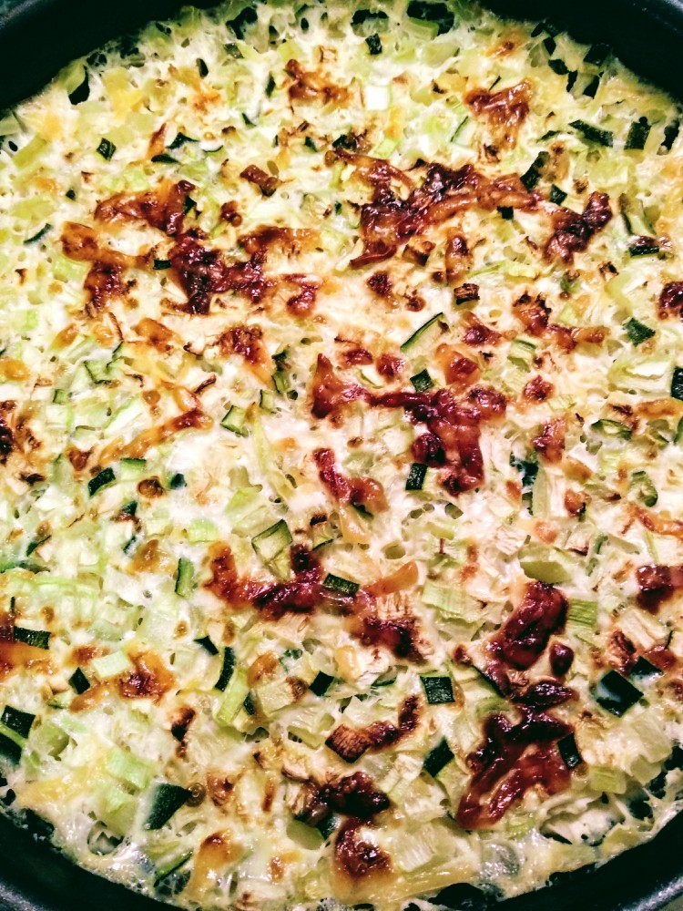 Цукини с курочкой. Запеканка