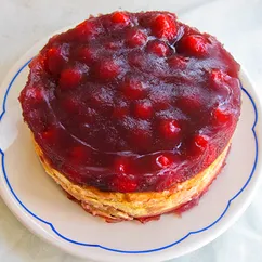 Сметанный торт с вишней/Schmandtorte mit Sauerkirchen