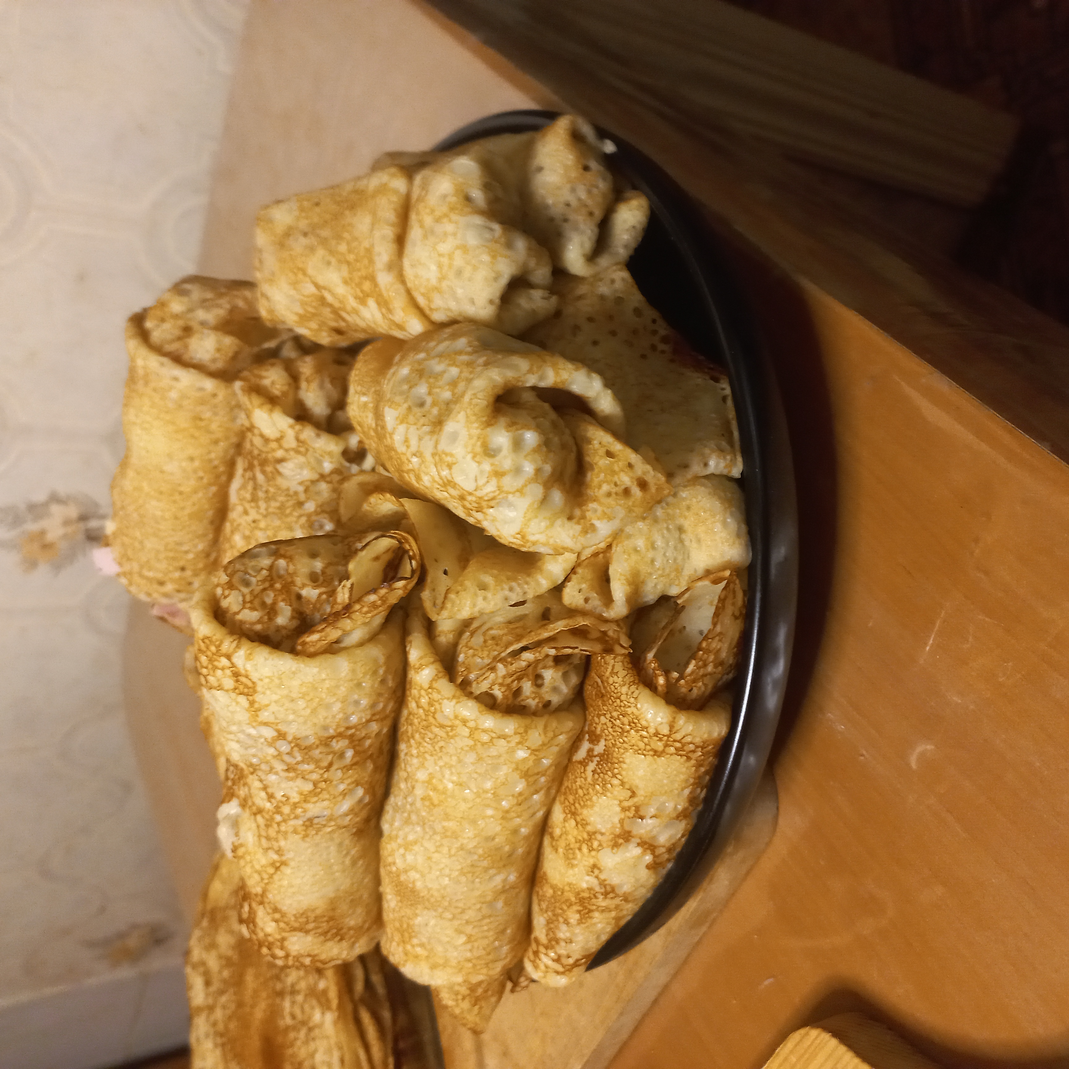 Блины с курицей