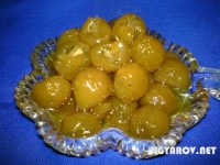Варенье из белой черешни