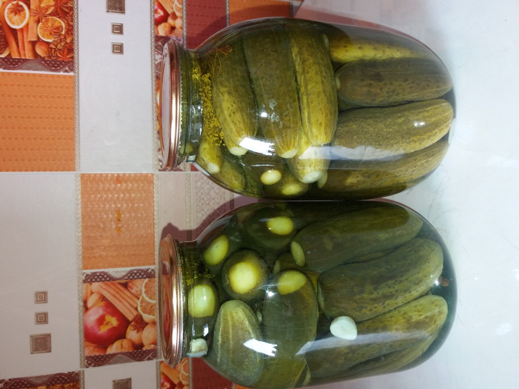 Солёные огурцы "Хрустящие"