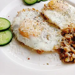 Яишенка 🍳 с овсянкой в духовке