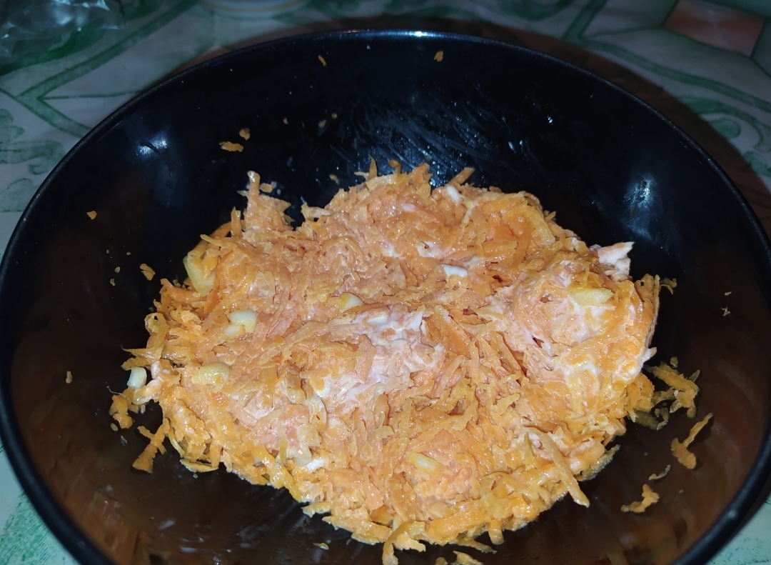 Морковь с чесноком