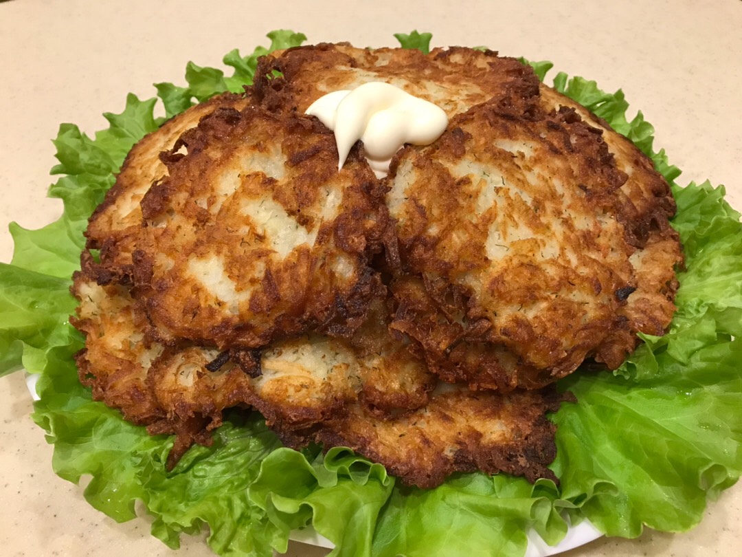 Картофельные Драники с Сыром