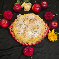 Воздушный яблочный пирог "Вуаль невесты" по французскому рецепту