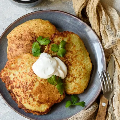 Драники с мясом