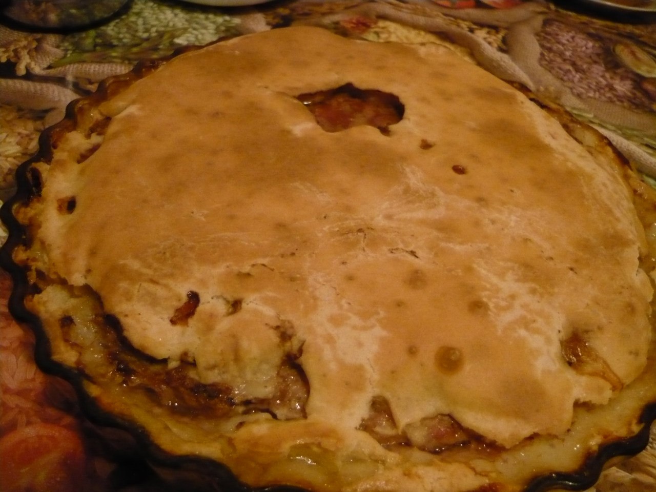 Мясной пирог (осетинский)