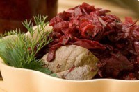 Легкий свекольно-огуречный салат