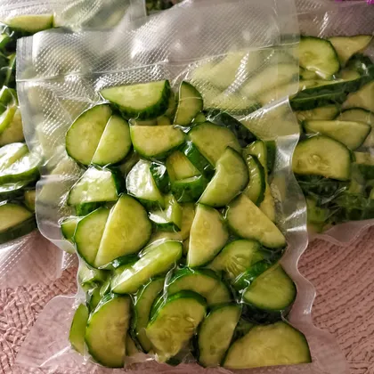 Вакуумная заморозка огурцов на зиму