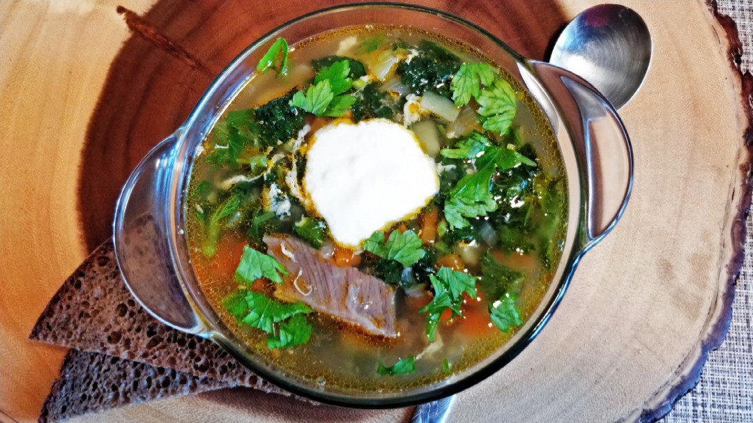 Крапивный суп или Зеленые щи с крапивой