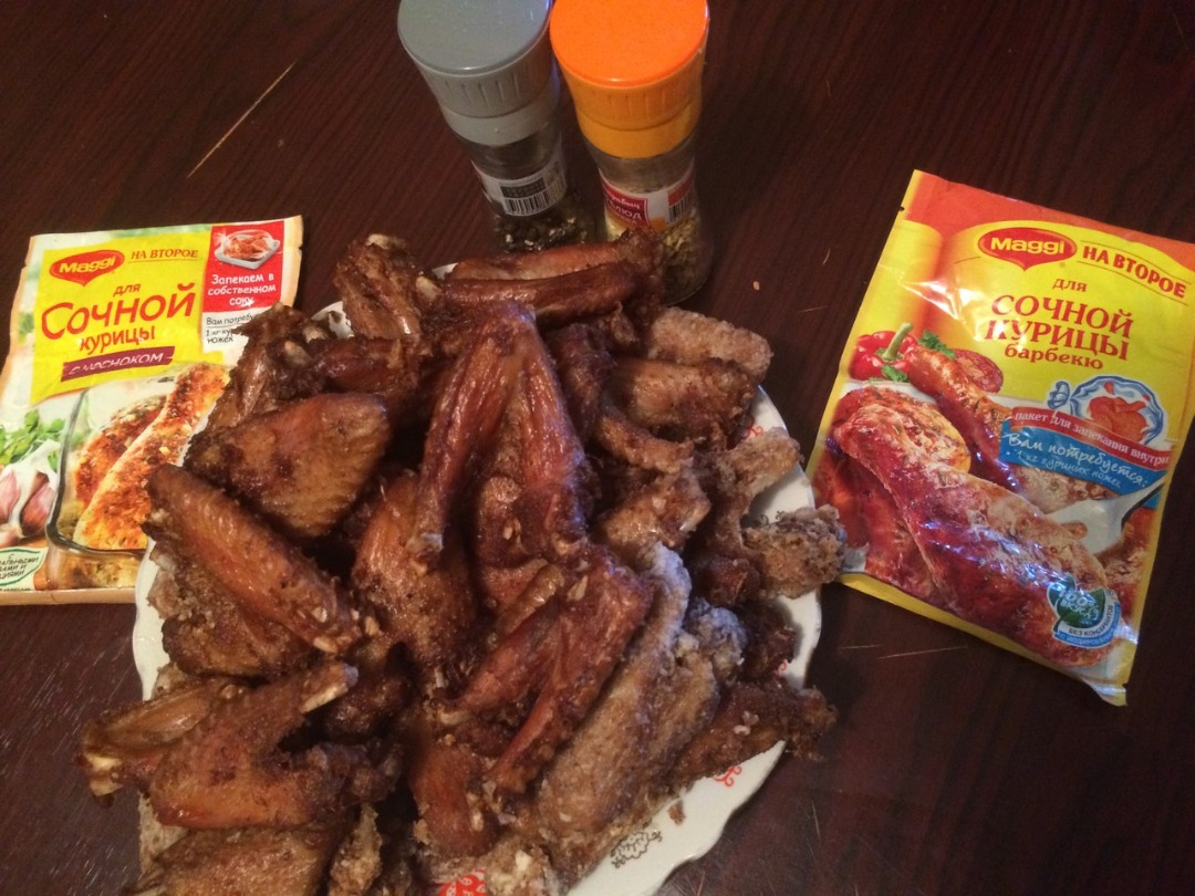 Куриные крылышки в соевом соусе
