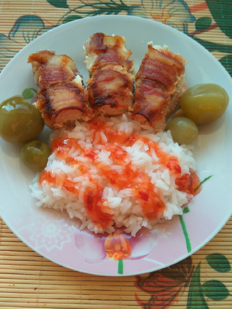 Индейка в беконе