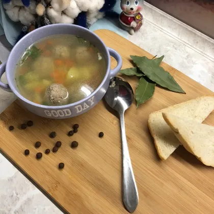 Рецепт супа с фрикадельками из индейки
