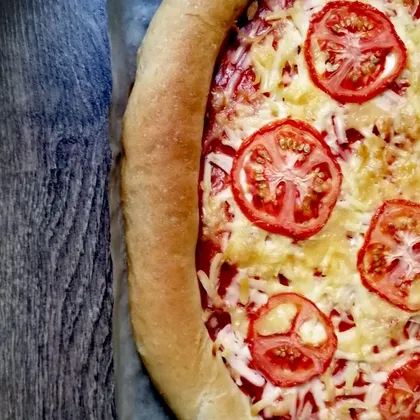 Домашняя пицца 'маргарита'